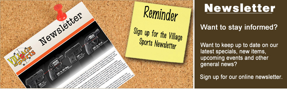 Sign up for our the Village Sports Newsletter